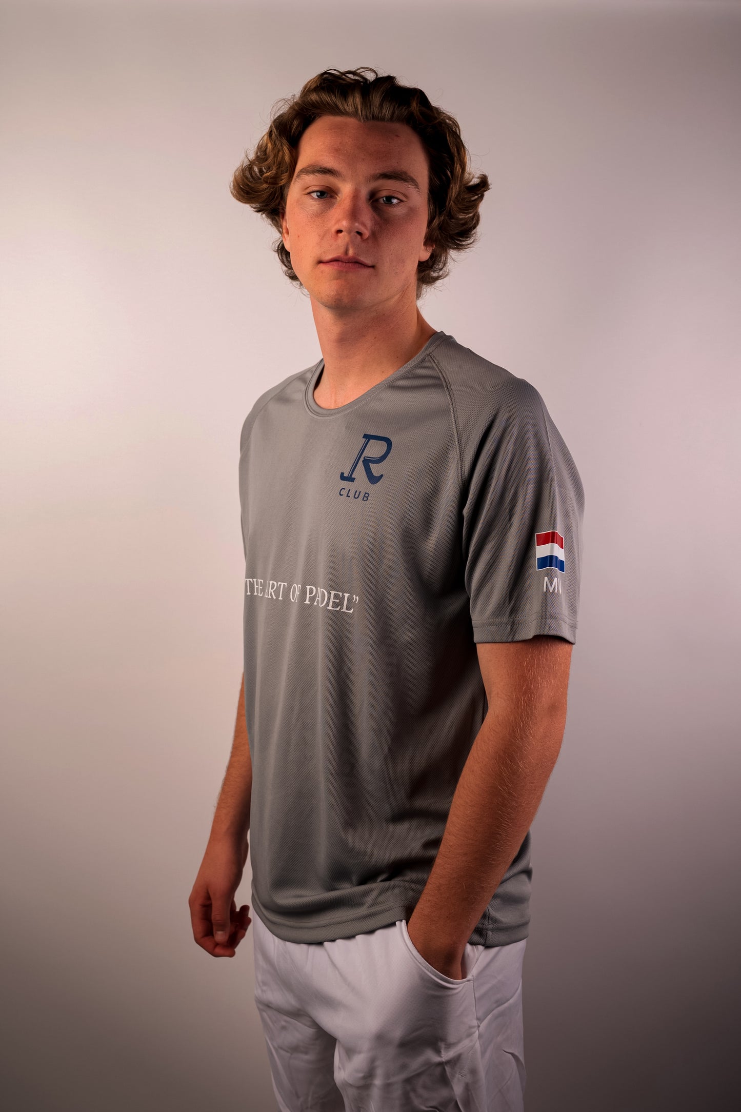 MAILLOT PADEL GRIS JR CLUB