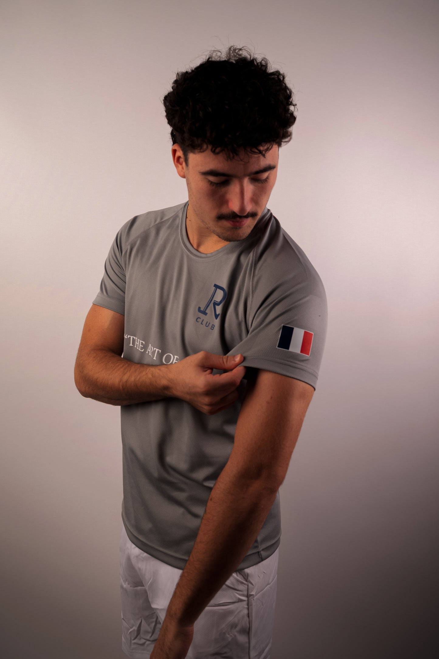 MAILLOT PADEL GRIS JR CLUB